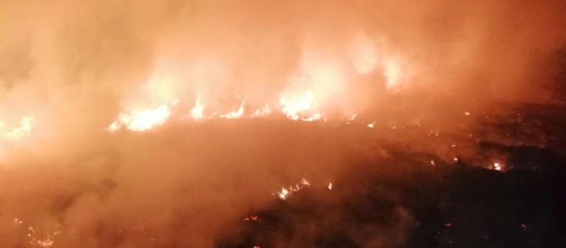 Pożar w miejscowości Władysławów
