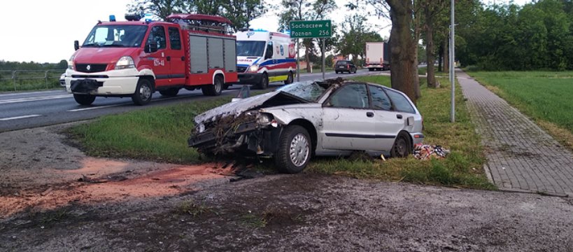 Wpadł do rowu w miejscowości Kożuszki Parcel