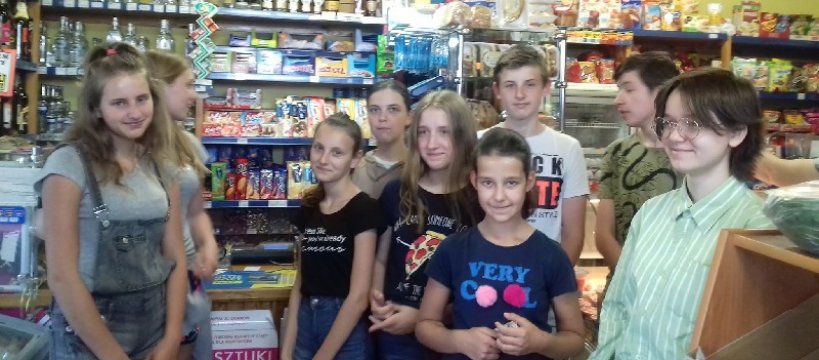 Wizyta uczniów w sklepie