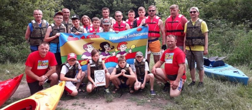 Drugi spływ kajakowy z projektu ,,RODZINNIE W KAJAKU"