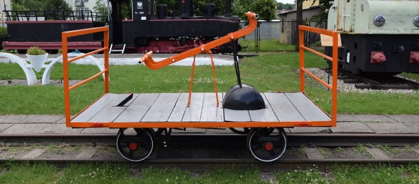Muzealne renowacje 2019 – drezyna ręczna wahadłowa 750 mm