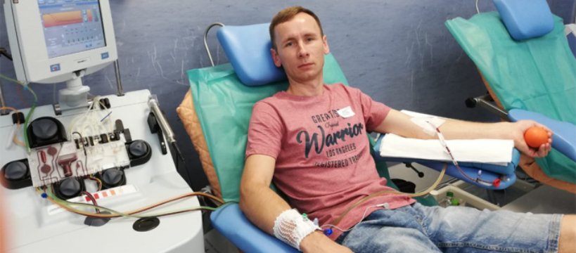 Sochaczewski strażak dawcą szpiku 