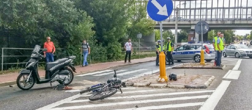 Wypadek na pasach w Boryszewie. Z ostatniej chwili