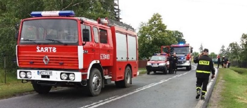 Groźne dachowanie w Giżyczkach 