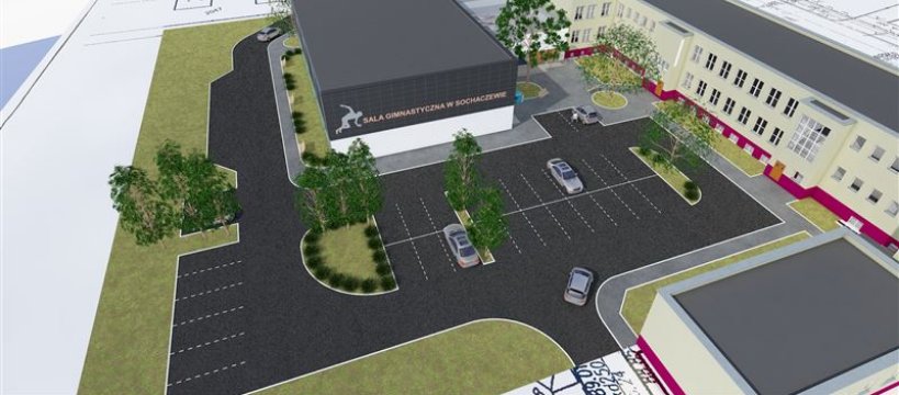 Nowa sala gimnastyczna przy SP nr 2 – jest wizualizacja 
