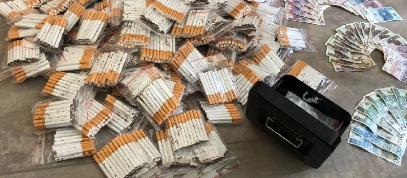 Policjanci zabezpieczyli kilka tysięcy sztuk papierosów bez akcyzy