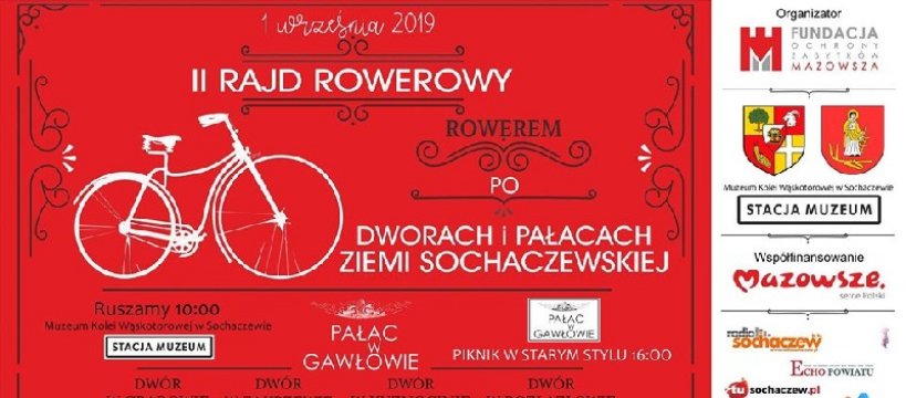 II Rajd Rowerowy Po Dworach i Pałacach Ziemi Sochaczewskiej