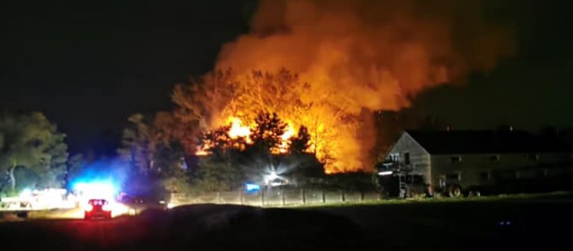 Ogromny pożar w miejscowości Paulinka 