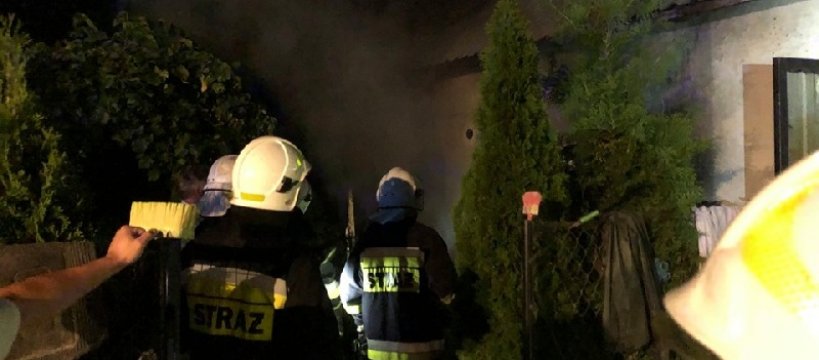 Pożar budynku gospodarczego w miejscowości Braki