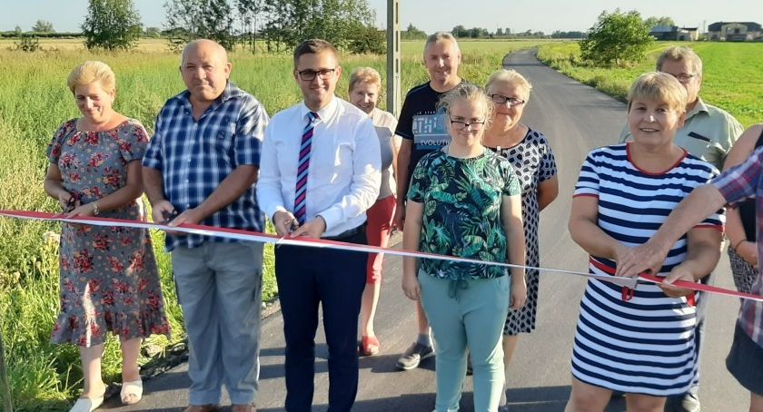 Gmina Rybno - uroczyste otwarcie drogi Józin-Ćmiszew Rybnowski