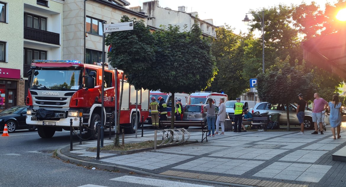 Potrącenie na pasach - trzy osoby trafiły do szpitala