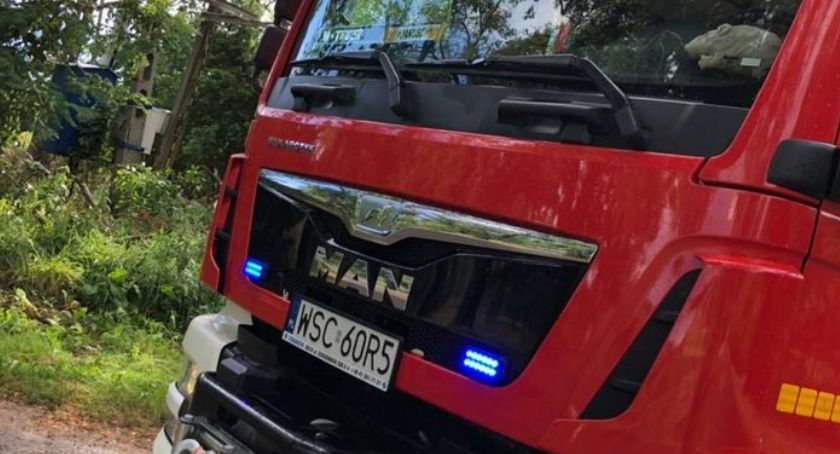 Pawłowice: Zerwane linie energetyczne wywołały pożar