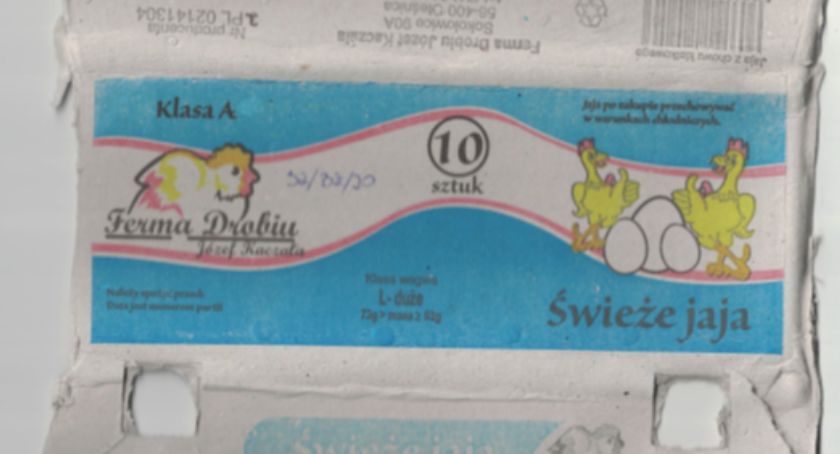Salmonella na powierzchni skorupek jaj - komunikat sanepidu 