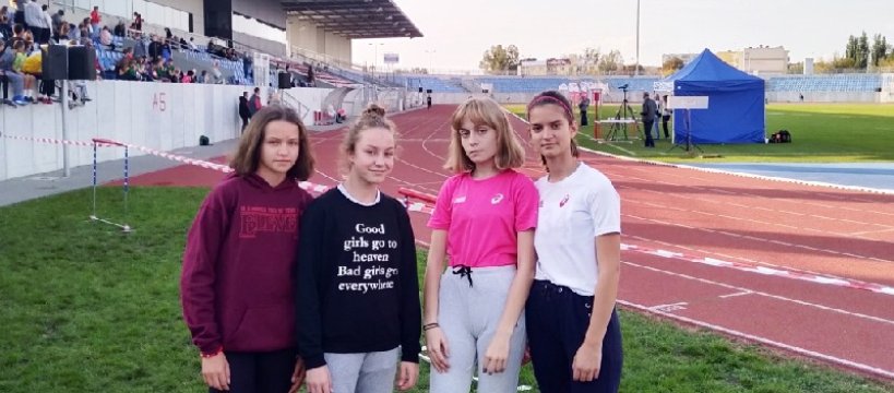 Znakomity start sztafety 4x100 U14 dziewcząt.