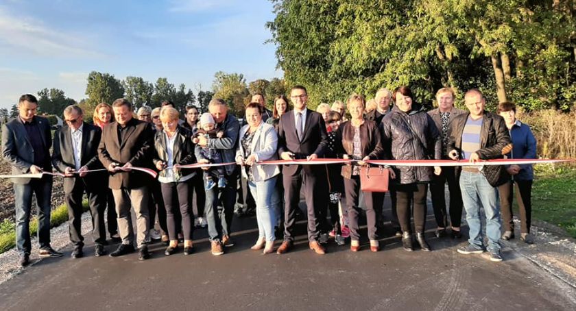 Gmina Rybno - uroczyste otwarcie drogi Jasieniec - Złota 