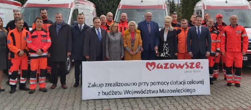 Adam Orliński o nowych karetkach dla Sochaczewa i Iłowa 