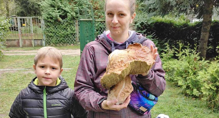 Grzybobranie w Leontynowie - rekord Pani Małgorzaty 