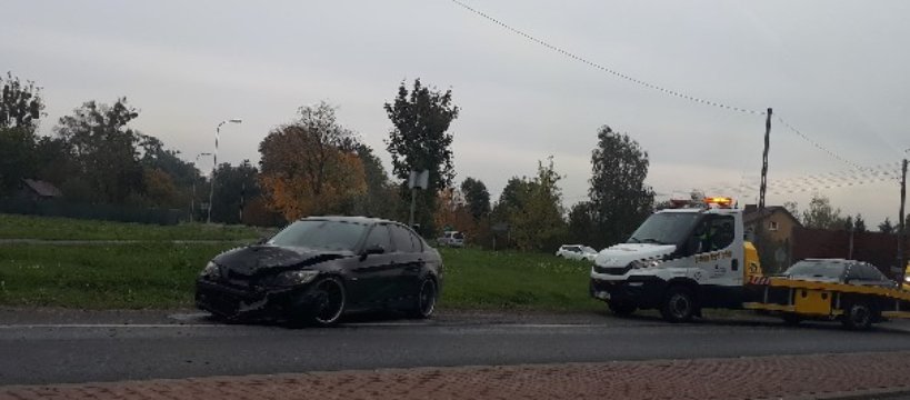 Skrzyżowanie DK 50 i Kąty - niebezpieczna kolizja  