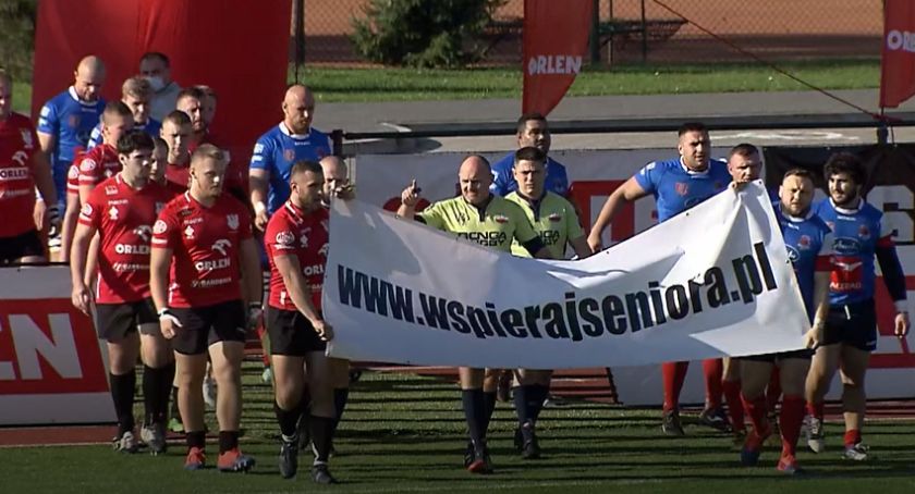 Rugbiści promują akcję #wspierajseniora