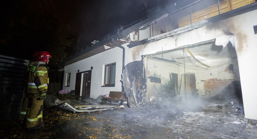 Pożar domu przy Granicznej 