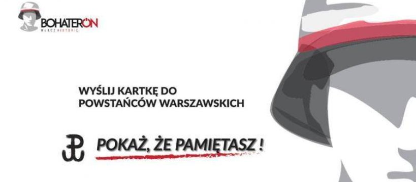 Kartka dla Powstańca. BohaterON – włącz historię!