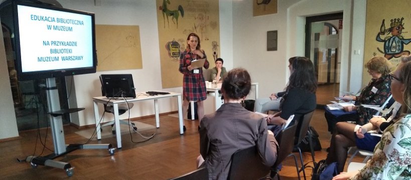 O bibliotekach muzealnych na konferencji w Muzeum Warszawy