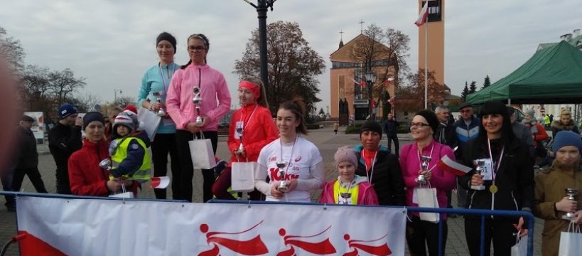 Weronika wygrywa w II Sochaczewskim Biegu Niepodległości