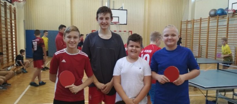 Gminne Zawody w Tenisie Stołowym Chłopców