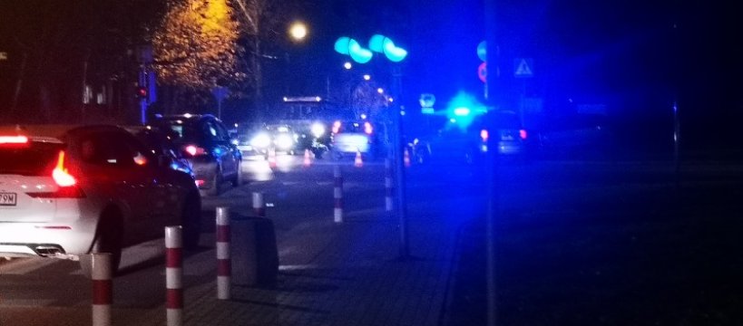 Potrącenie rowerzysty na skrzyżowaniu w Trojanowie 