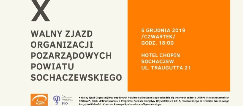 X Walny Zjazd Organizacji Pozarządowych