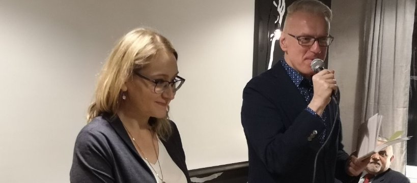 Olga Gitkiewicz i Mariusz Szczygieł w Łoskot Cafe - twórcze spotkanie z mieszkańcami [video]