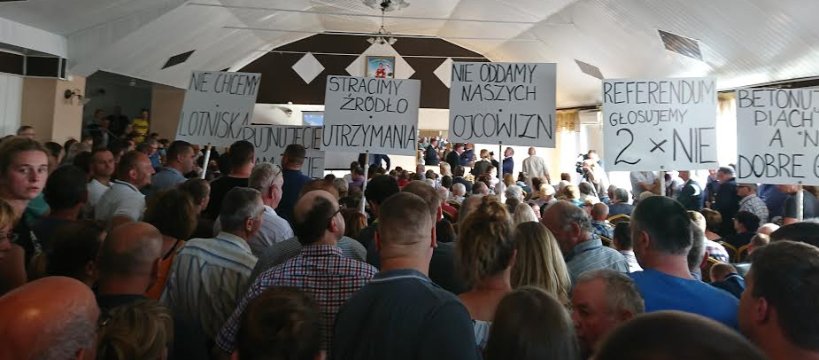 Przedstawiciele spółki CPK negatywnie o większych odszkodowaniach dla mieszkańców