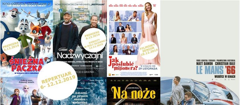 REPERTUAR KINA ODEON NA OKRES 6-12.12.2019 R.