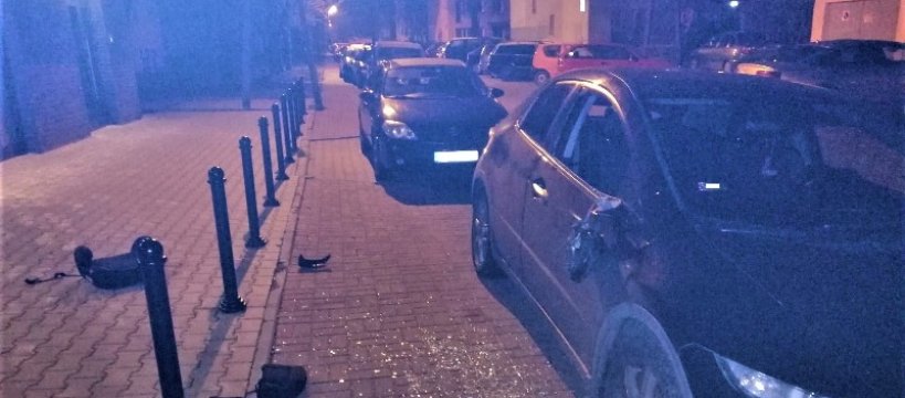 Złodziej wpadł na gorącym uczynku. Chciał ukraść fotelik samochodowy