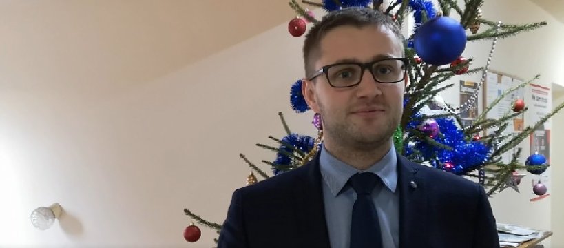 Damian Jaworski - życzenia wójta dla wszystkich mieszkańców gminy Rybno [video]