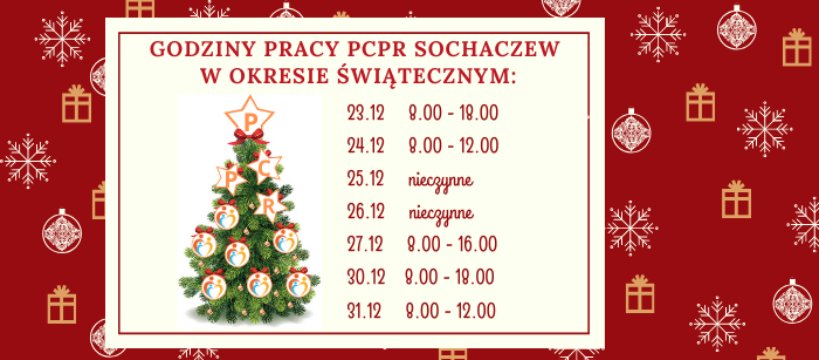Godziny Pracy PCPR Sochaczew