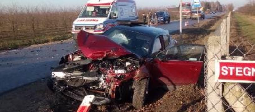 Groźne zderzenie aut w Szarglewie