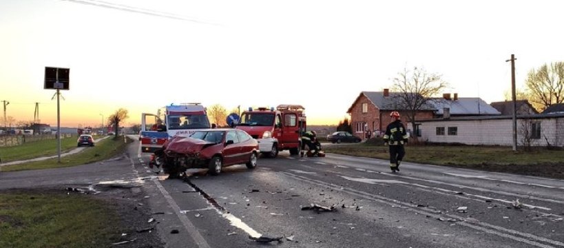 Zderzenie aut w Janowie. Uwaga wprowadzony ruch wahadłowy