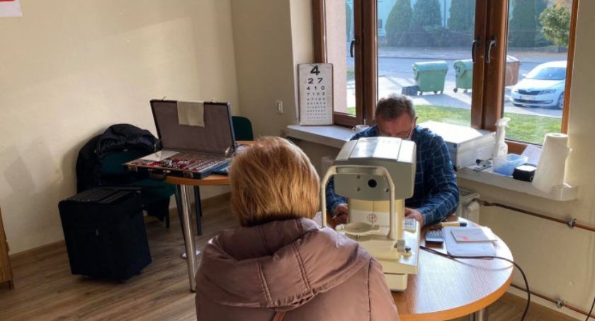 Badania wzroku w gminie Rybno - duże zainteresowanie akcją 