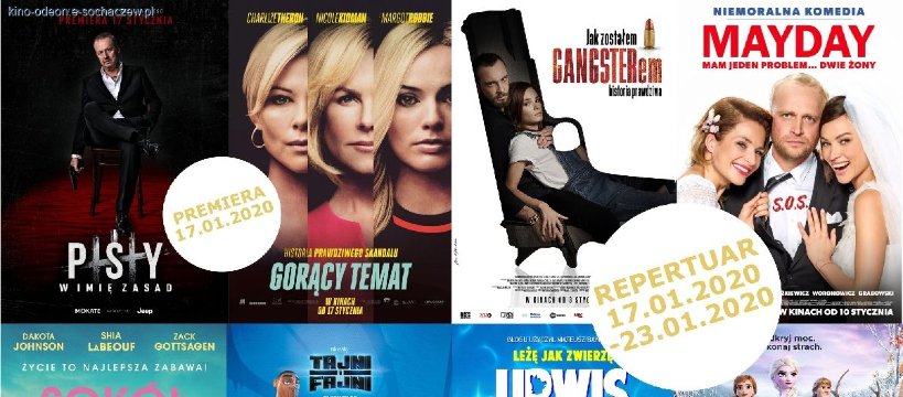 REPERTUAR KINA ODEON NA OKRES 17-23.01.2020 R.
