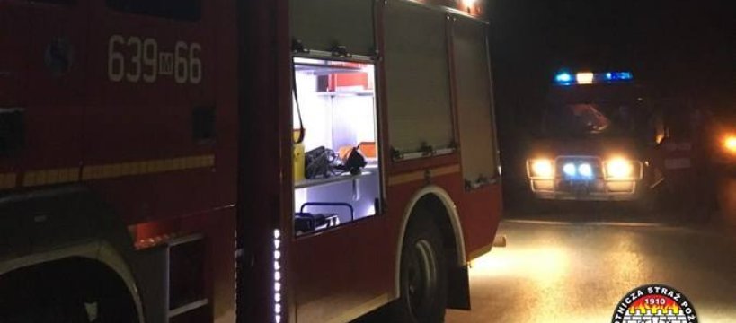 Zderzenie osobówki z ciężarówką w Iłowie 
