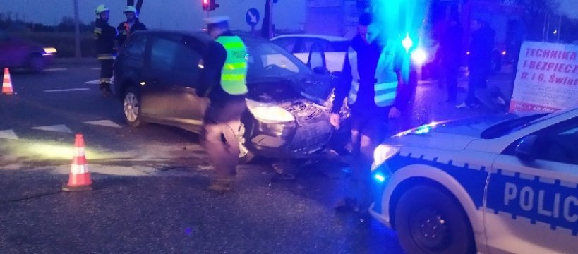 Groźny wypadek przy magazynach w Topołowej