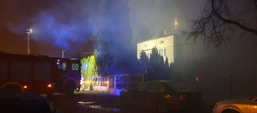 Z ostatniej chwili! Pożar w domu jednorodzinnym na ul. Piłsudskiego 