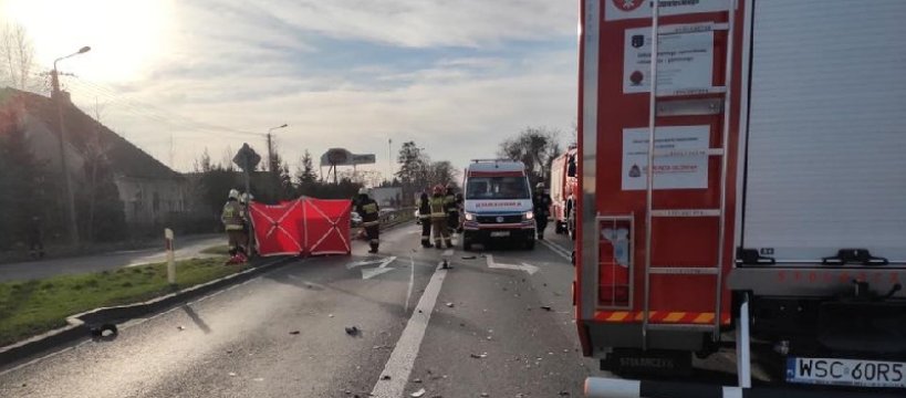 Śmiertelny wypadek w Paprotni - kierowca ciężarówki był nietrzeźwy 