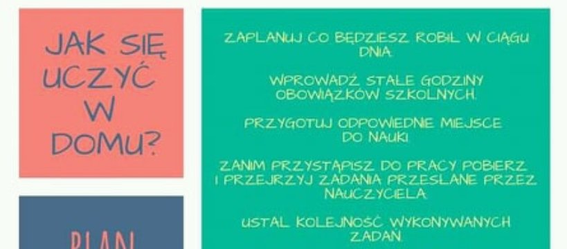 Jak się uczyć w domu