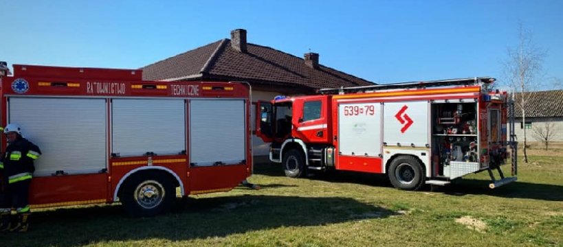 Pożar w gminie Teresin 