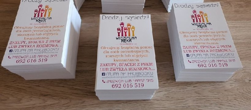 Widzialna Ręka Sochaczew - ruszyła akcja pomocowa 
