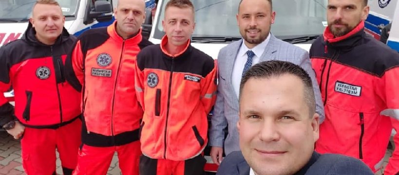 Adam Orliński o pomocy dla szpitala 