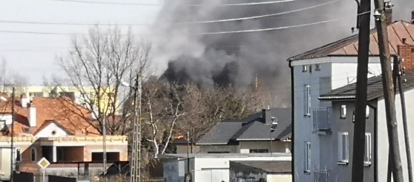 Z ostatniej chwili - pożar pustostanu na ul. Lechickiej 