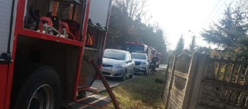 Pożar budynku mieszkalnego w Iłowie 